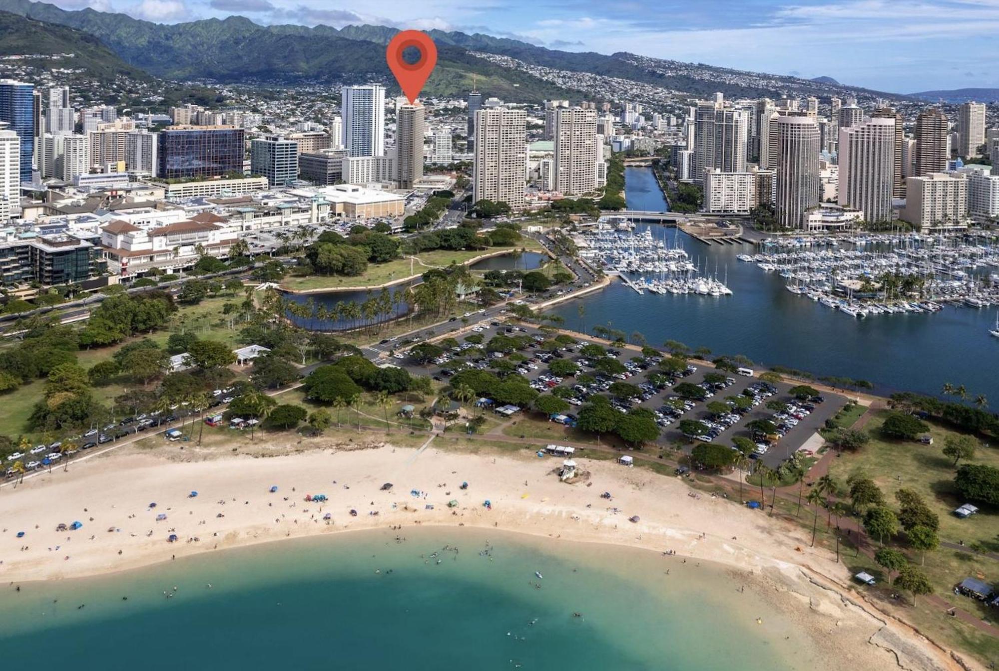 הונולולו Ala Moana Condo By Zelloo מראה חיצוני תמונה